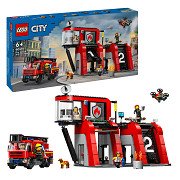 LEGO City 60414 Feuerwache und Feuerwehrauto