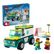 LEGO City 60403 Krankenwagen und Snowboarder
