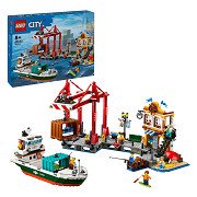LEGO City 60422 Harbor with Cargo Ship