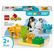 LEGO DUPLO Town 10442 Wild Animal Families: Penguins & Lions