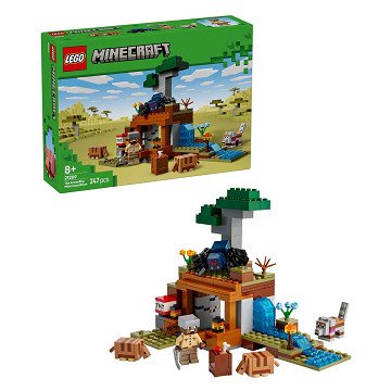 LEGO Minecraft 21269 De Gordeldieren Bij de Mijn