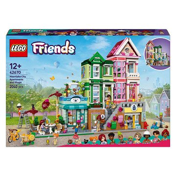 LEGO Friends 42670 Heartlake City Appartementen En Winkels