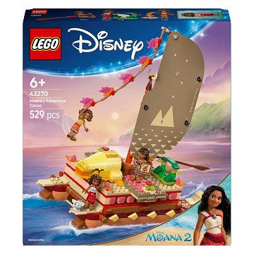 LEGO Disney Princess 43270 Moana's Adventure Canoe