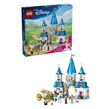 LEGO Disney Prinses 43275 Aschenputtels Schloss und Pferdekutsche