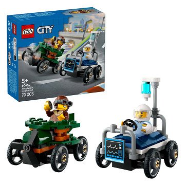 LEGO City 60459 Race Car Kit: Plane Vs. Hospital Bed