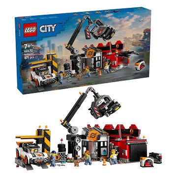 LEGO City 60472 Schrottplatz mit Autos