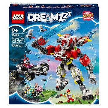 LEGO DREAMZzz 71497 Coopers Tiger-Mech und Zeros Hot-Rod-Auto