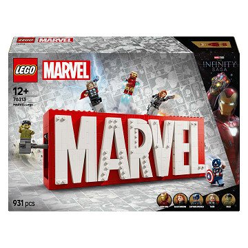 LEGO Super Heroes 76313 Marvel Logo und Minifiguren