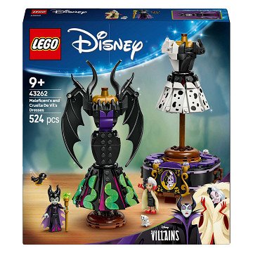 LEGO Disney 43262 Maleficent and Cruella De Vil Dresses
