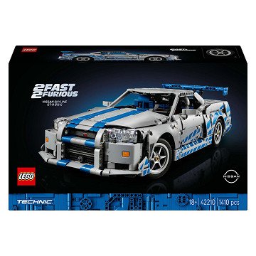 LEGO Technic 42210 2 Fast 2 Furious Nissan Skyline GT-R (R34) Auto