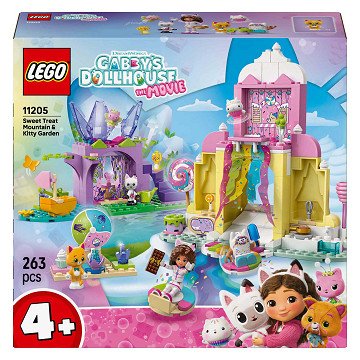 LEGO Gabby's Dollhouse 11205 Candy Mountain und Kätzchengarten
