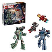 LEGO Super Heroes Marvel 76320 Iron Man und War Machine VS Hammer-Drohnen