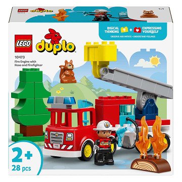 LEGO DUPLO 10473 Feuerwehrwagen mit Schlauch und Feuerwehrmann