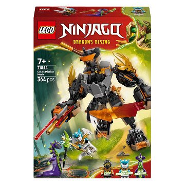 LEGO Ninjago 71854 Cole's missiemecha en draak Zane