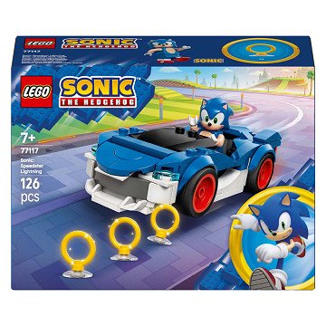 LEGO Sonic the Hedgehog 77117 Sonics auto: Speed Star Lightning