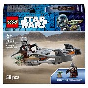 LEGO Star Wars 75436 Mandalorian en Grogu's speederbike