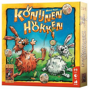 999 Games Konijnen Hokken Dobbelspel