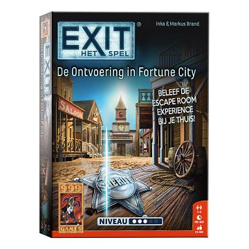 EXIT – Denksportaufgabe „Die Entführung in Fortune City“.