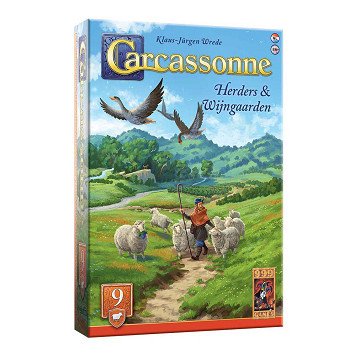 999 Games Carcassonne Herders & Wijngaarden Uitbreiding