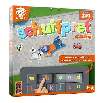 999 Games Schuifpret Spelling
