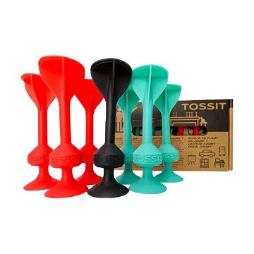 999 Games Tossit - Starter Pack - Rood-Turquoise