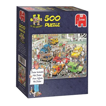 Jan van Haasteren - In the car paint shop, 500 pcs.