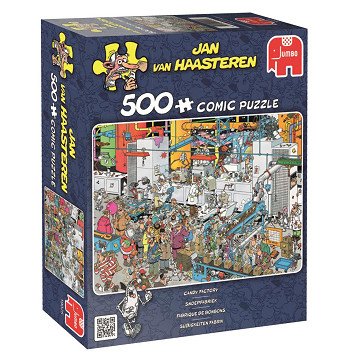 Jan van Haasteren Puzzle - Süßigkeitenfabrik, 500 Teile.