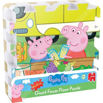 Peppa Pig XL Foam Vloerpuzzel, 9st.