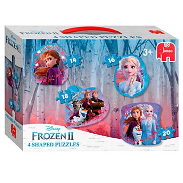 Disney Frozen 2 - Vormenpuzzel, 4in1