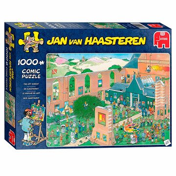 Jan van Haasteren Jigsaw Puzzle - The Art Market, 1000 pcs.