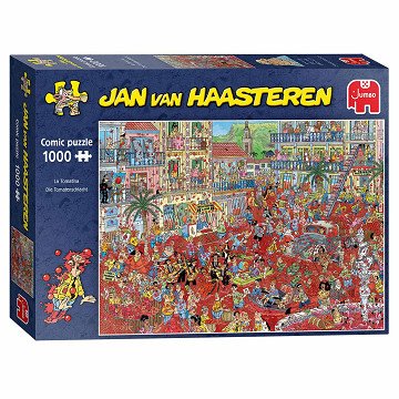 Jan van Haasteren Jigsaw Puzzle - La Tomatina, 1000 pcs.