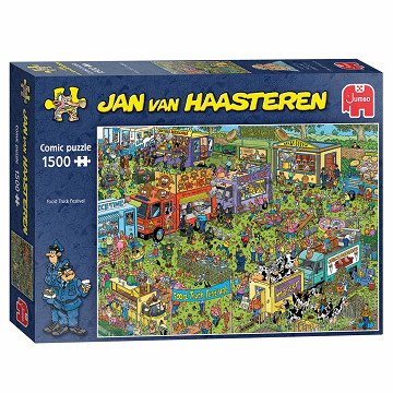 Jan van Haasteren Jigsaw Puzzle - Food Truck Festivals, 1500 pcs.