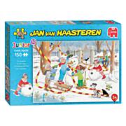 Jan van Haasteren Jigsaw Puzzle Junior - Snowman, 150 pcs.