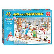 Jan van Haasteren Puzzle Junior - Schneemann, 150 Teile.