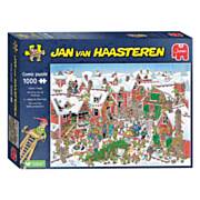 Jan van Haasteren Jigsaw Puzzle - Santa's Village, 1000st.