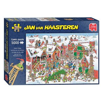 Jan van Haasteren Puzzle - Santa's Village, 5000 Teile.