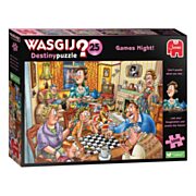 Jumbo Wasgij Destiny 25 puzzle Game Night, 1000 pcs.