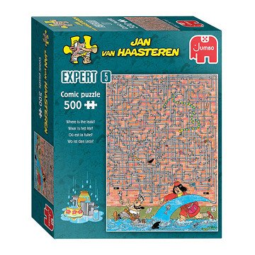 Jan van Haasteren Legpuzzel Expert 05 Where is the leak? 500st.