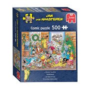 Jan van Haasteren Jigsaw Puzzle - Christmas Jitters, 500 pcs.