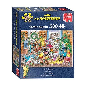 Jan van Haasteren Jigsaw Puzzle - Christmas Jitters, 500 pcs.