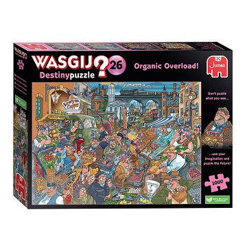 Wasgij Destiny 26 Puzzle - Bursting with Bio!, 1000 pcs.