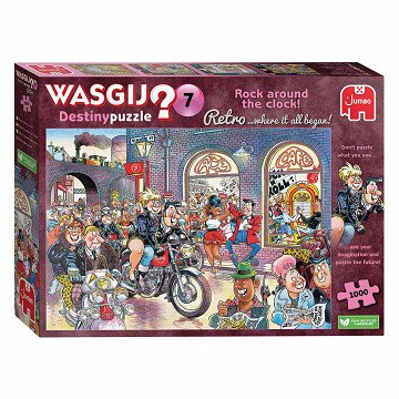 Wasgij Retro Destiny 7 - Rock around the clock!, 1000 pcs.