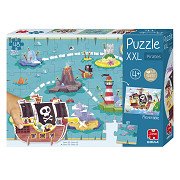 Jumbo Goula Puzzle XXL Piraten, 48-tlg.