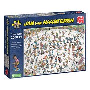 Jan van Haasteren Jigsaw Puzzle - Skateboarding in the Bowl, 2000 pcs.