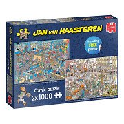 Jan van Haasteren Legpuzzel - Hoe Je Niet Moet Klussen, 2x1000st.