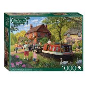Falcon Jigsaw Puzzle - Countryside Locks, 1000pcs.