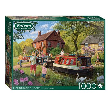 Falcon Jigsaw Puzzle - Countryside Locks, 1000pcs.
