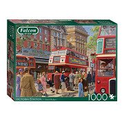 Falcon Jigsaw Puzzle - Victoria Station, 1000pcs.