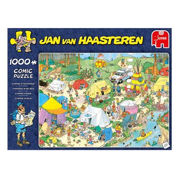 Jan van Haasteren Puzzle – Camping im Wald, 1000 Teile.