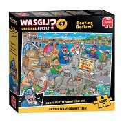 Wasgij Original 47 Jigsaw Puzzle - Into the Boat! - 1000 Pieces